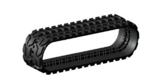 Comment taillez-vous des pistes en caoutchouc?