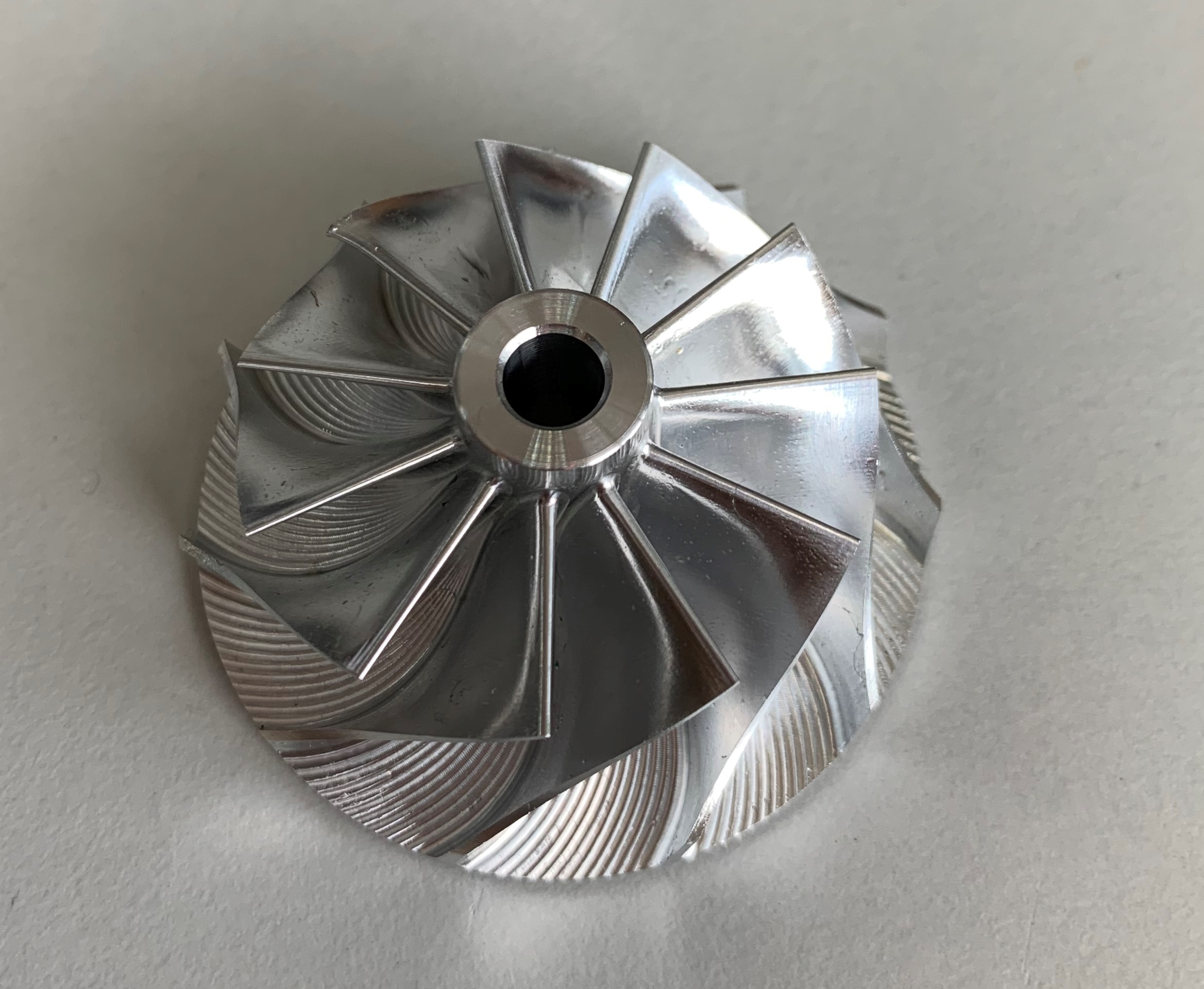 turbine de turbine en aluminium